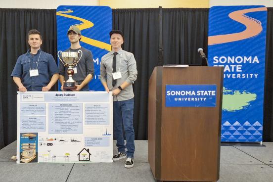From Left to Right: Josh Farrell, Giancarlo Succi and Gabe Esquibel