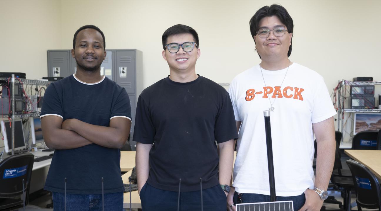 Picture of Students Involved in EmergiNet - Emergency Communication Network Project