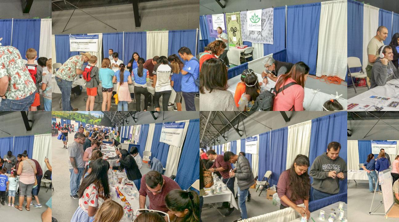 Collage of pictures of 2018 North Bay Science Discovery Day