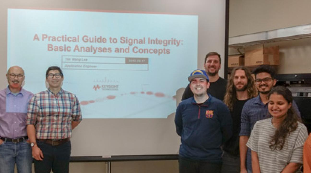 From left to right: Ian Furniss, Mr. John Kikuchi, Mr. Tim Wang Lee, Jorge Munos, Kenneth Kleinsmith, Anthony Aboumrad, Geoff Thomas, Saumya Saxena and Lorin Nimri
