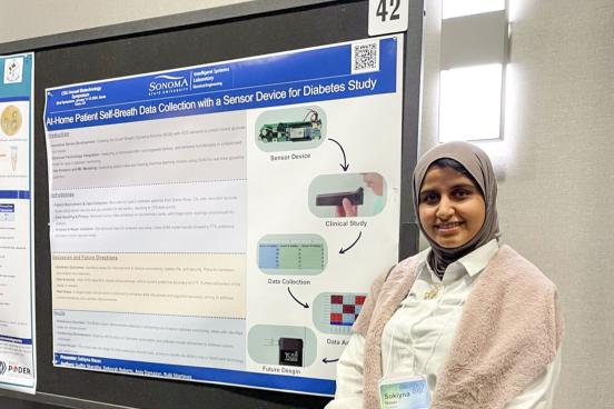 Sokiyna Naser attending 36th Annual CSU Biotechnology Symposium