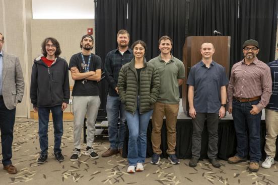 Picture of alumni attending the Expo