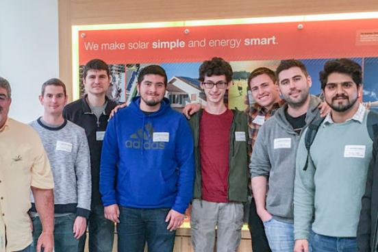 From left to right: Dr. Ali Kujoory, Mr. Mark Baldassari, Brandon Russel, James Normantas, Daniel Gil, David Story, Jonah Baumgartner, Gunnar Scott, Manthan Gajjar and Geoff Thomas