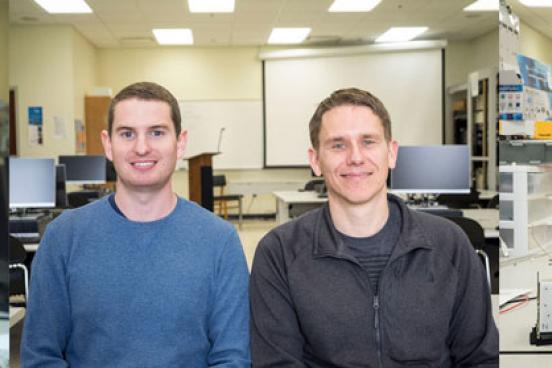 From left to right: Anna Banzer, Brandon Russel, Matthew Rosi and David Story