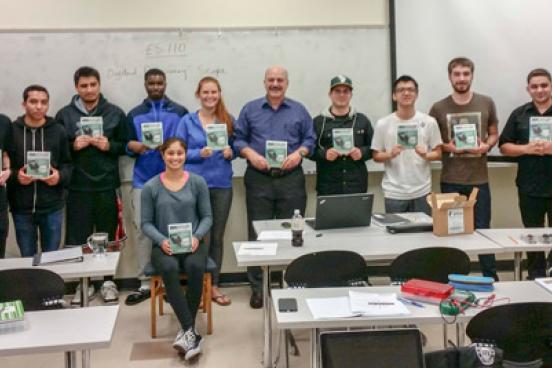 Dr. Rahimi along with his students