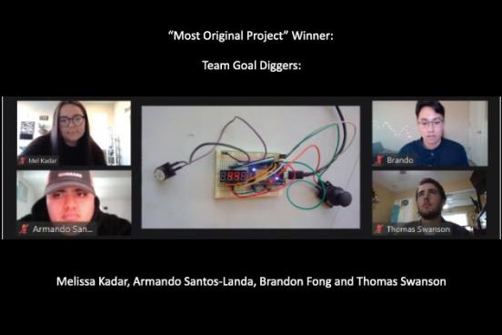 Melissa Kadar, Armando Santos-Landa, Brandon Fong and Thomas Swanson
