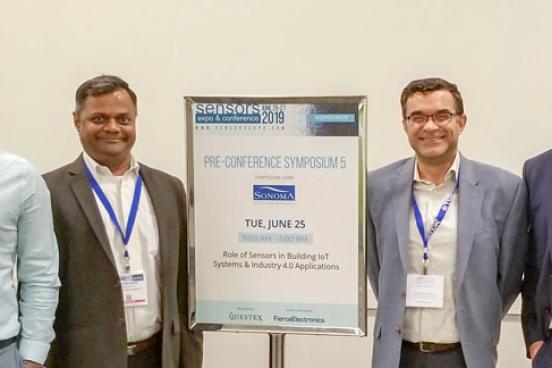 From left to right: Manthan Gajjar, Shivakumar Mathapathi, Dr. Farid Farahmand and Dr. Mikael Lindvall