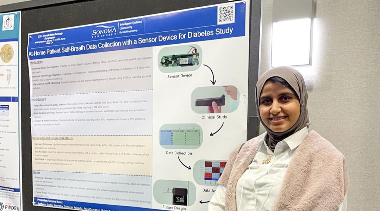 Sokiyna Naser attending 36th Annual CSU Biotechnology Symposium