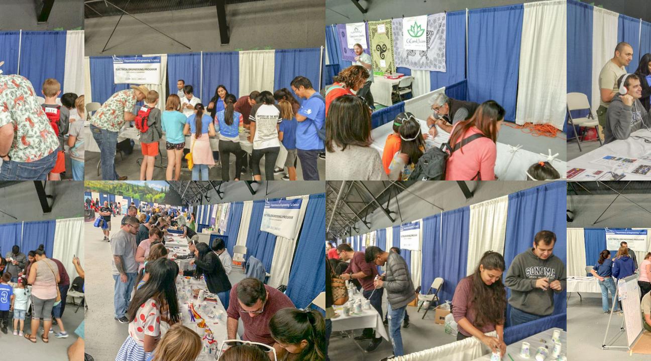 Collage of pictures of 2018 North Bay Science Discovery Day