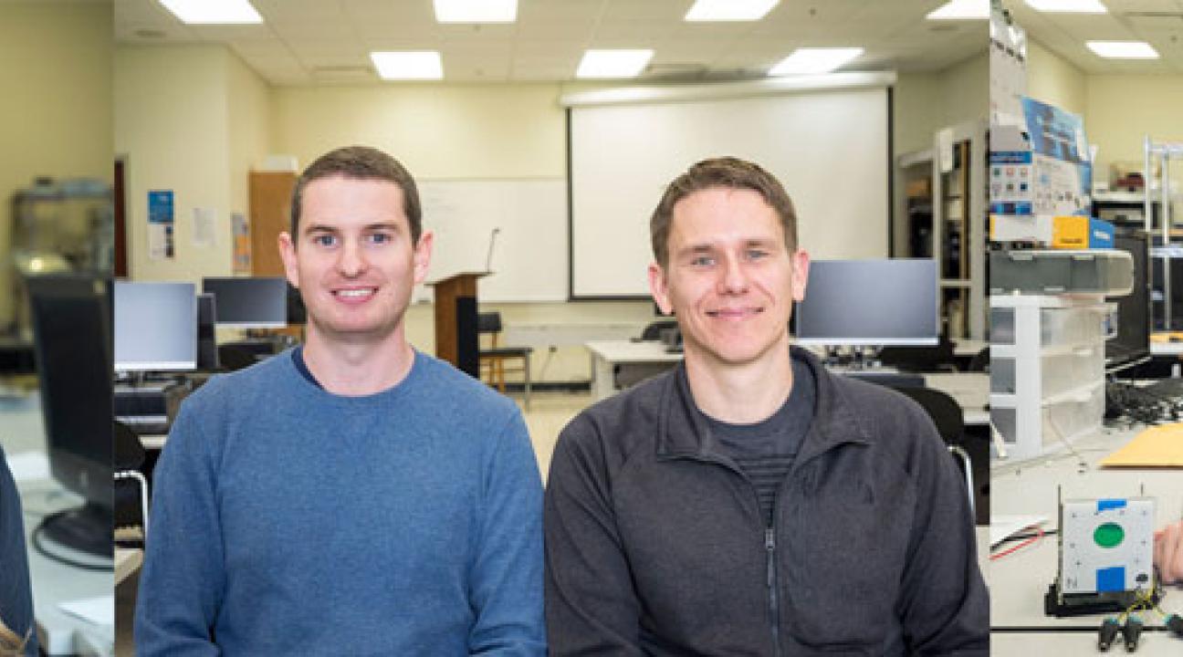 From left to right: Anna Banzer, Brandon Russel, Matthew Rosi and David Story