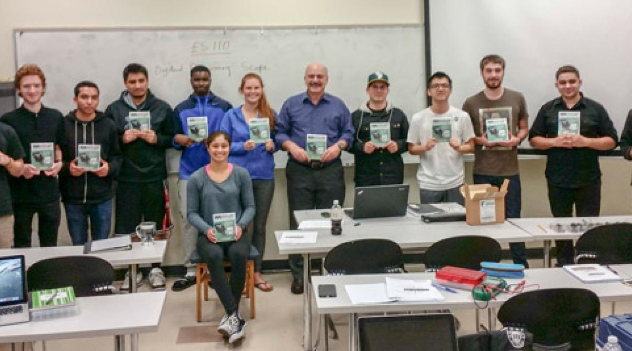 Dr. Rahimi along with his students