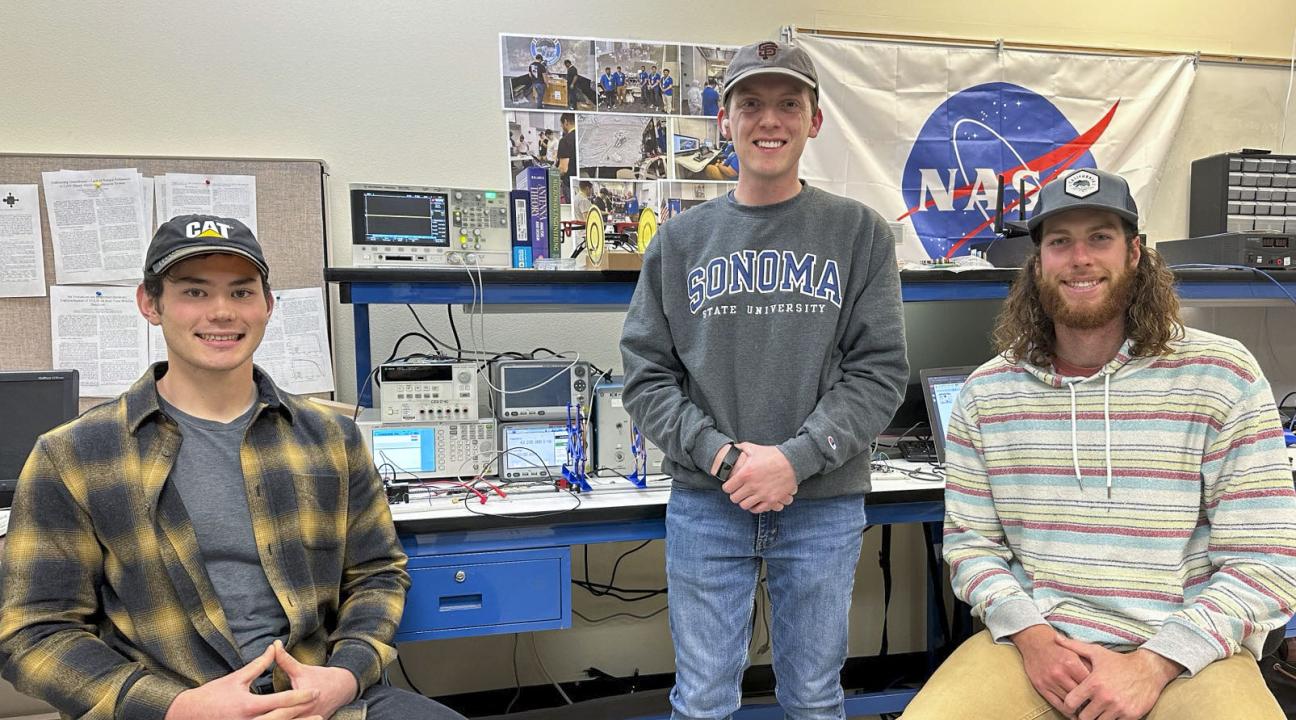 From left to right: Jason Knight-Han, Andrew Terrazas and Blake Janowicz