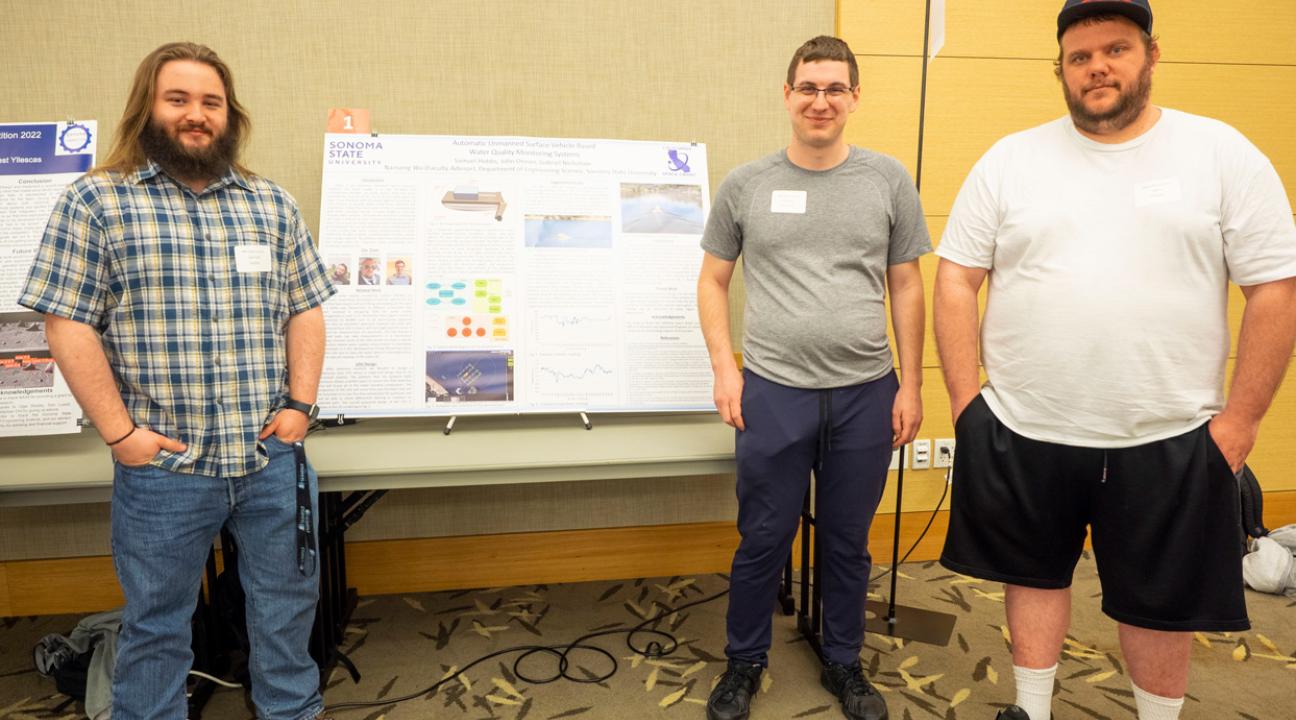 From left to right: Samuel Hobbs, Gabriel Nicholson and John Ohmer