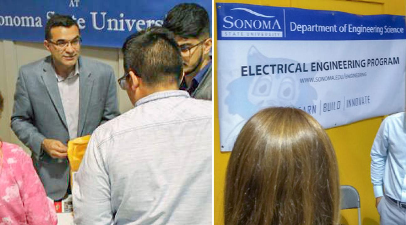From left to right: Dr. Sudhir Shrestha, Dr. Farid Farahmand and Geoff Thomas