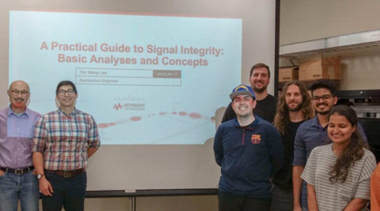 From left to right: Ian Furniss, Mr. John Kikuchi, Mr. Tim Wang Lee, Jorge Munos, Kenneth Kleinsmith, Anthony Aboumrad, Geoff Thomas, Saumya Saxena and Lorin Nimri