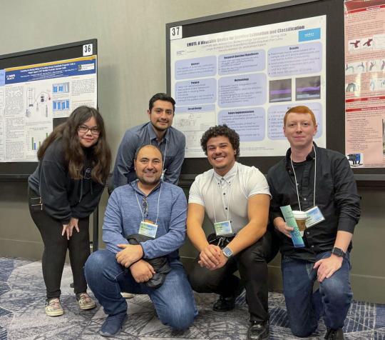 A group of students along with Dr. Mohamed Salem attending 36th Annual CSU Biotechnology Symposium