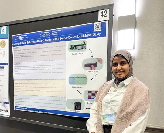 Sokiyna Naser attending 36th Annual CSU Biotechnology Symposium