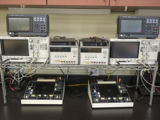 Picture of the equipment in Salazar Hall 2003 stations