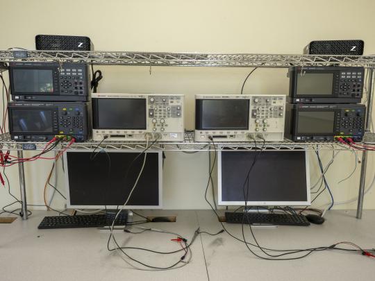 Picture of the equipment in Salazar Hall 2005 stations