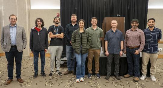 Picture of alumni attending the Expo