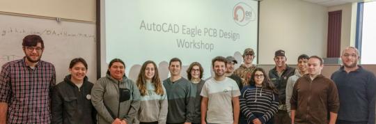 From left to right: David House, Adam Ortega, Natalie Valle Medina, Anna Banzer, Blake Zuniga, Tate Harsch-Hudspeth, Victor Madrid, Alex Kudelin, Evan Peelen, Rania Saba, Daniel Greisen, Miguel Alvarez, Cory Quinlan and Joseph Haun