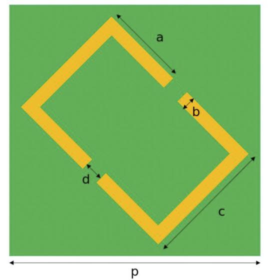 Double U-shaped PR Metaparticle