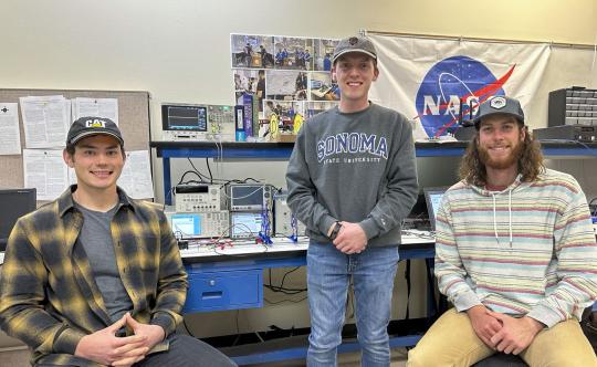 From left to right: Jason Knight-Han, Andrew Terrazas and Blake Janowicz