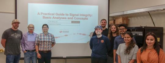 From left to right: Ian Furniss, Mr. John Kikuchi, Mr. Tim Wang Lee, Jorge Munos, Kenneth Kleinsmith, Anthony Aboumrad, Geoff Thomas, Saumya Saxena and Lorin Nimri